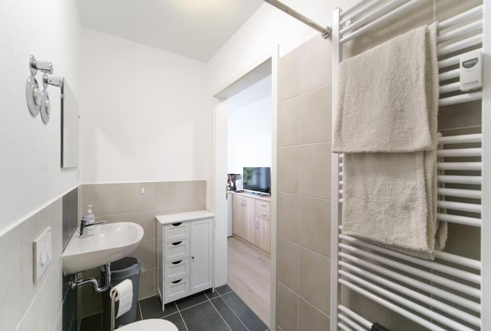 Preiswertes Modernes Gaestezimmer In Aue Bad-Schlema Dış mekan fotoğraf